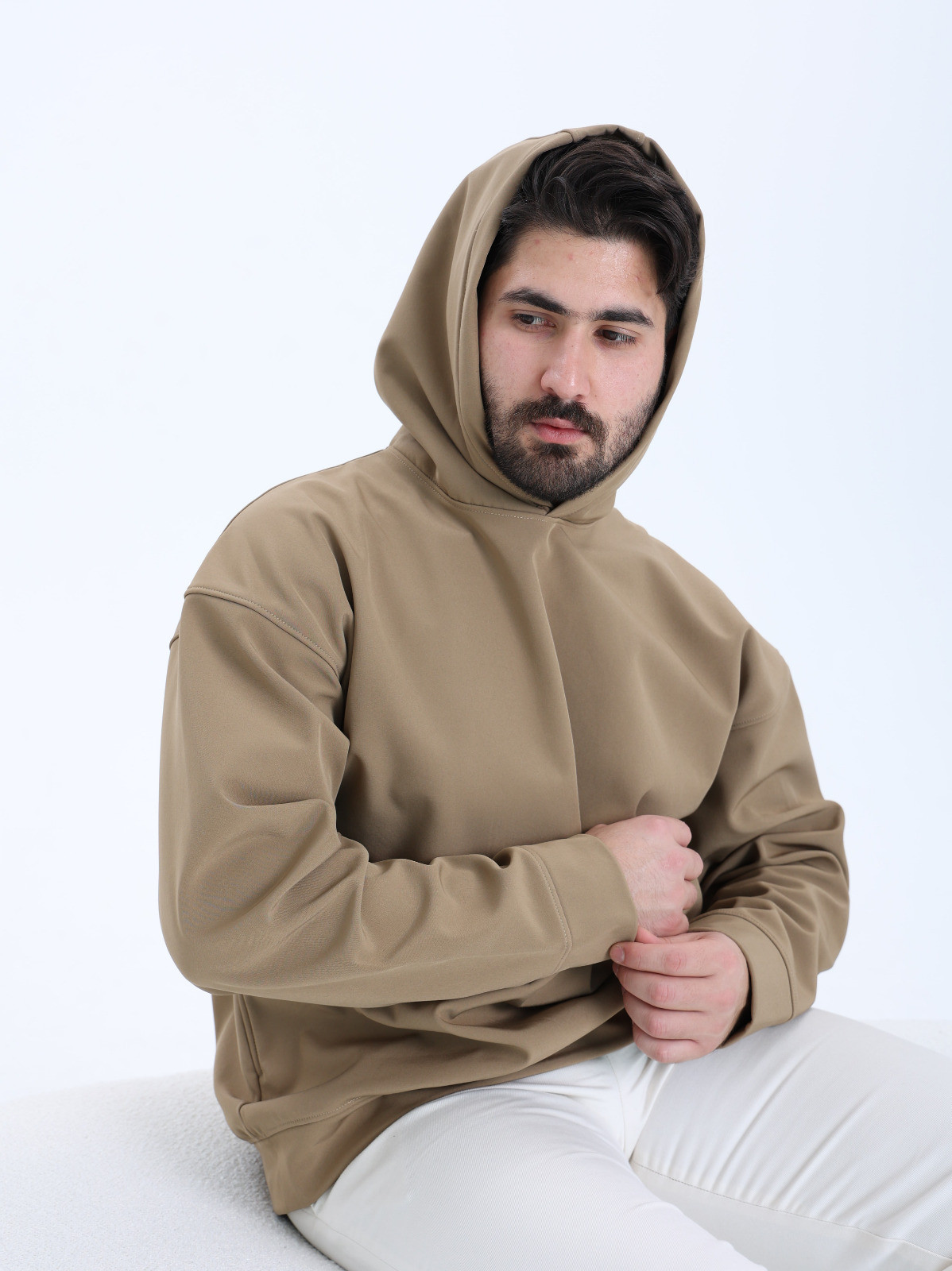 FORTY EIGHT Nomad Back-Tape Hoodie