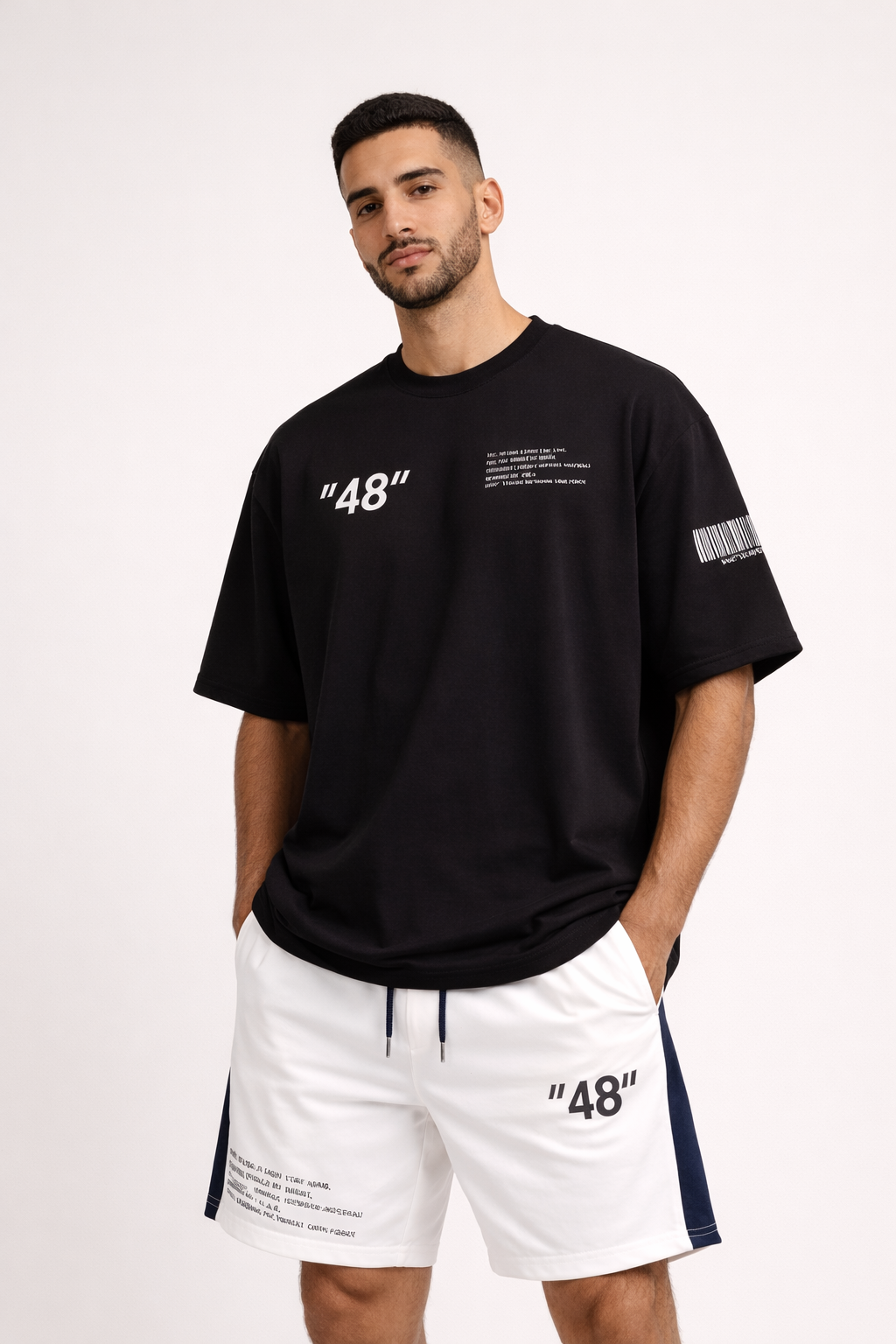 P48 Signature “48” Oversized Set – Black / Ivory Edition