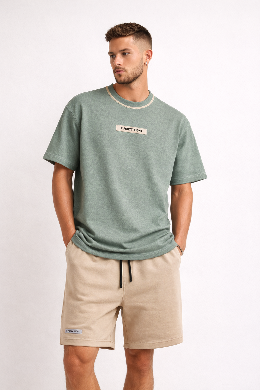 P48 Essential Sage Streetwear T-Shirt